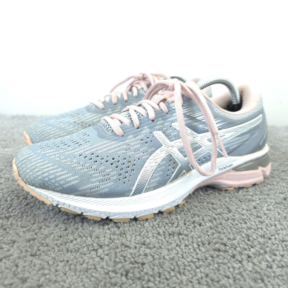 Asics GT-2000 8 Womens Size 7 Running Shoes Gray Pink Low Top Sneakers 1012A591